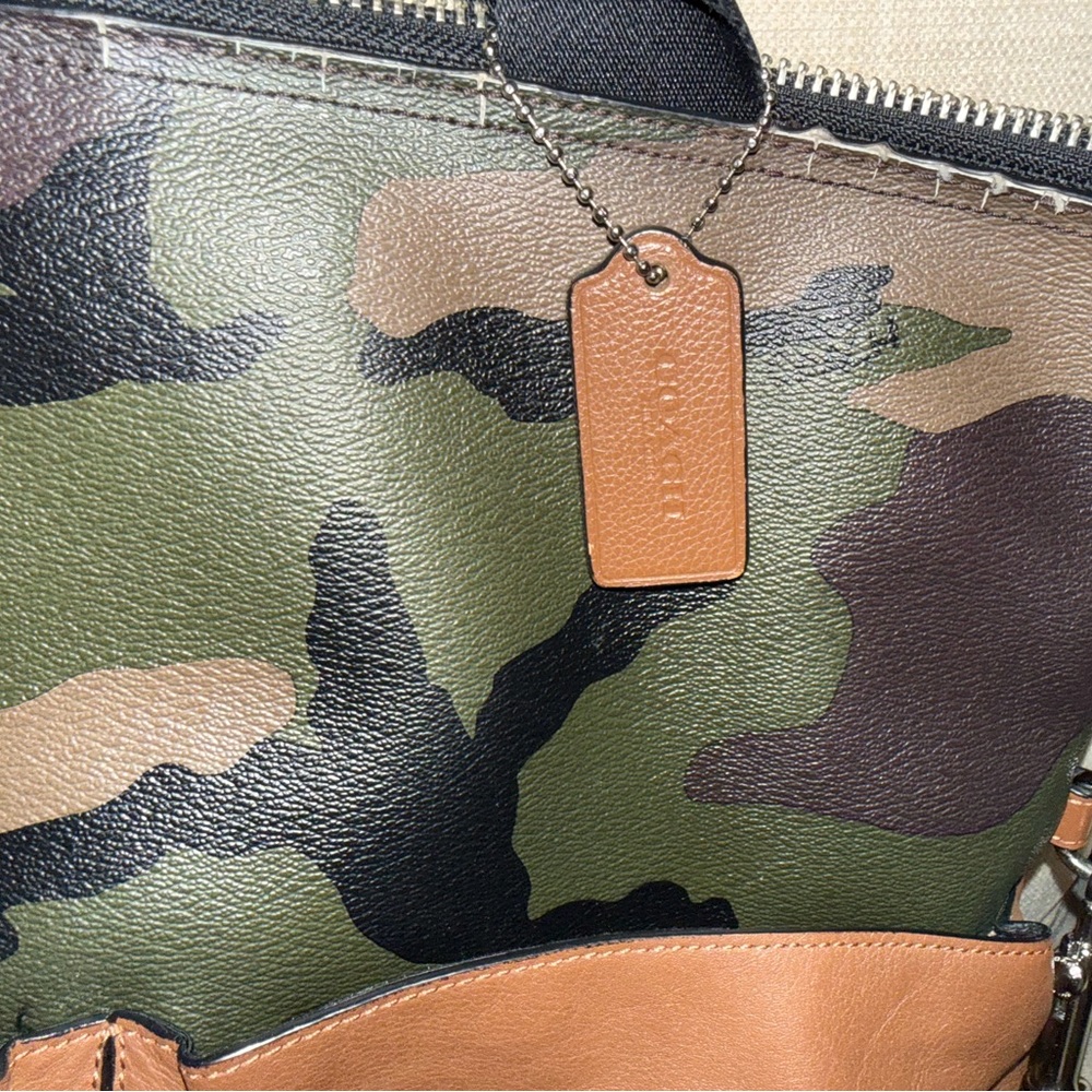 Camouflage Leather Unisex Bag